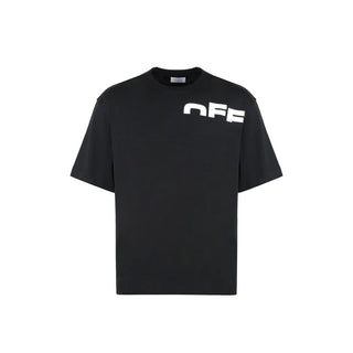 Off-White Black Cotton T-Shirt