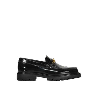 Celine Black Calfskin Slip-On Loafers