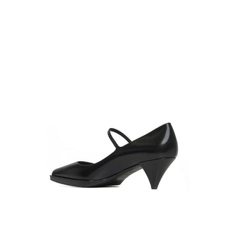 Prada Black Calfskin High Heel Pumps