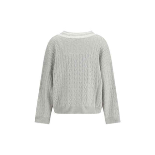 Brunello Cucinelli White Cotton Sweatshirt