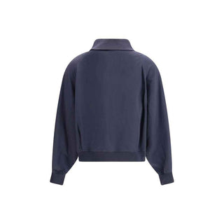 Brunello Cucinelli Blue Cotton Bomber