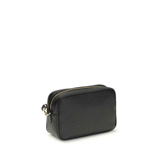 Prada Black Calf Leather Bos Taurus Shoulder Bag