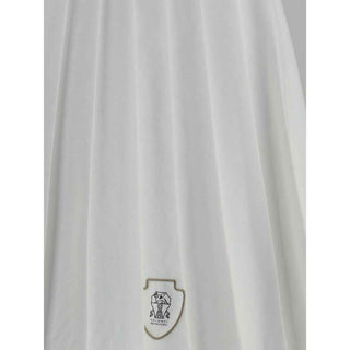 Brunello Cucinelli White Polyester Mini Skirt