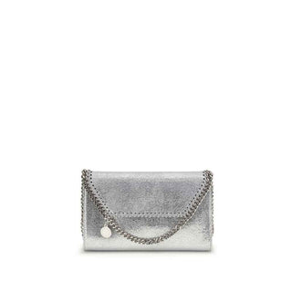 Stella McCartney Silver Polyester Shoulder Bag