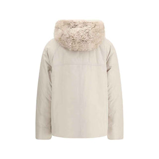 Brunello Cucinelli Gray Polyester Parka