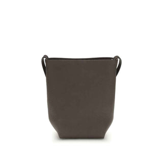 The Row Brown Calf Leather Bos Taurus Shoulder Bag