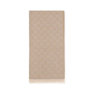 Gucci Beige Wool Scarf