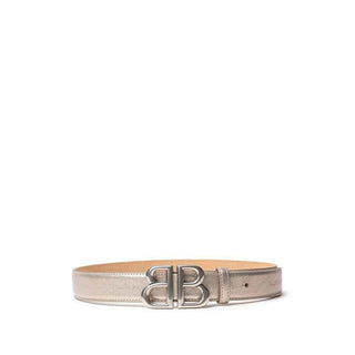 Balenciaga Gold Leather Regular Belt