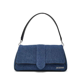 Jacquemus Blue Cotton Handbag