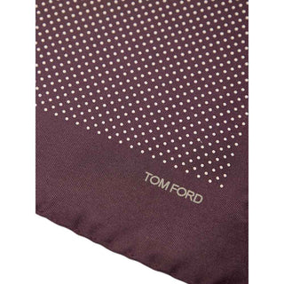 Tom Ford Bordeaux Silk Clutch Bag