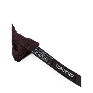 Tom Ford Brown Silk Bowtie