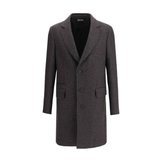 ZEGNA Brown Wool Coat
