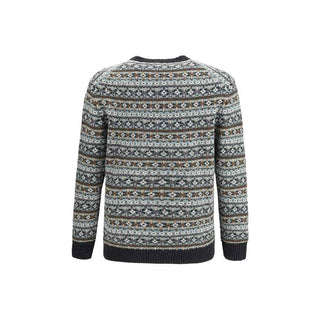 Brooksfield Multicolor Wool Sweatshirt