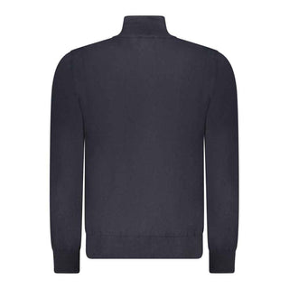 Hugo Boss Blue Cotton Men Sweater