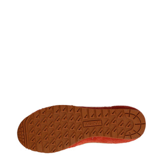 Autry Orange Leather Sneakers