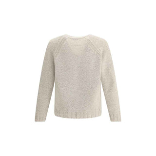 ZEGNA Cream Cashmere Cashmere Sweater