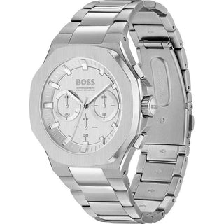 Hugo Boss Gray Stainless Steel Dress Watch