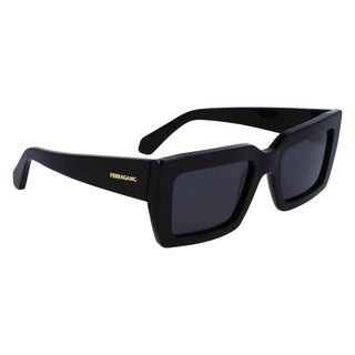 Ferragamo Black Acetate Sunglasses