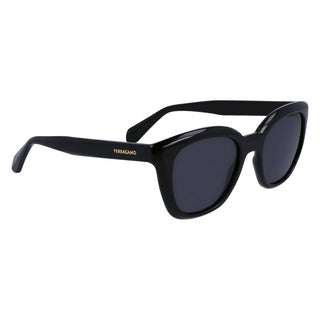 Ferragamo Black Injected Sunglasses