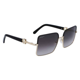 Ferragamo Gold Metal Sunglasses