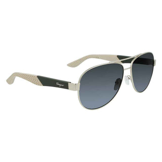 Ferragamo Gold Metal Sunglasses