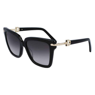 Ferragamo Black Acetate Sunglasses