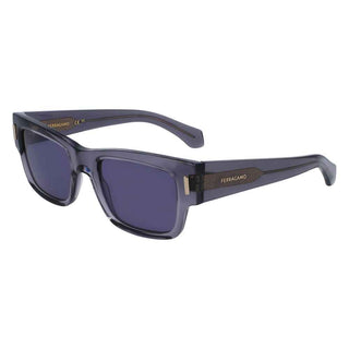Ferragamo Gray Acetate Sunglasses