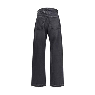 Margiela Black Cotton High-Waisted Jean