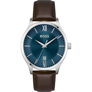 Hugo Boss Brown Leather Dress Watch