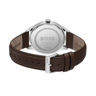 Hugo Boss Brown Leather Dress Watch