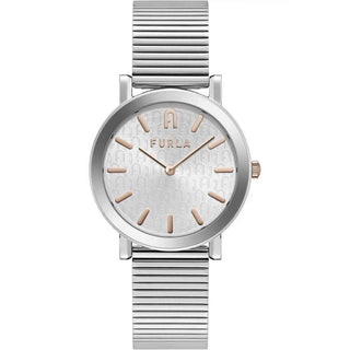 Furla Gray Stainless Steel Dress Watch