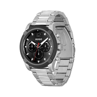 Hugo Boss Gray Stainless Steel Dress Watch