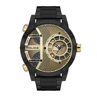 Police Black Stainless Steel Dress Watch