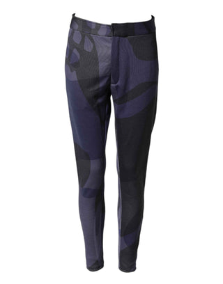Alexander McQueen Multicolor Patterned Tapered Fit Men Pants