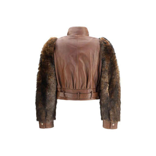 Chloé Brown Leather Jacket