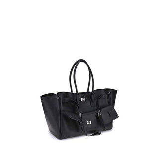 Balenciaga Black Calf Leather Bos Taurus Shoulder Bag