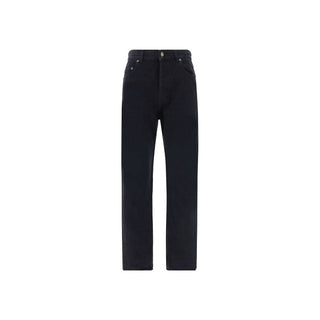 Saint Laurent Black Cotton Jeans Denim