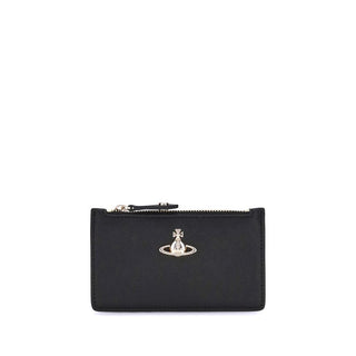 Vivienne Westwood Black Calf Leather Bos Taurus Wallet