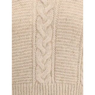 Max Mara Beige Polyamide Sweatshirt