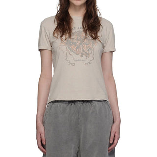 Acne Studios Gray Cotton T-Shirt