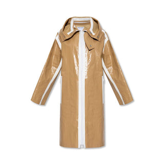 Bottega Veneta Brown Linen Coat