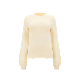 Chloé White Wool Sweatshirt