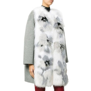 Fendi Gray Cashmere Coat