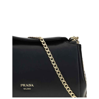 Prada Black Lamb Ovis Aries Aries Shoulder Bag