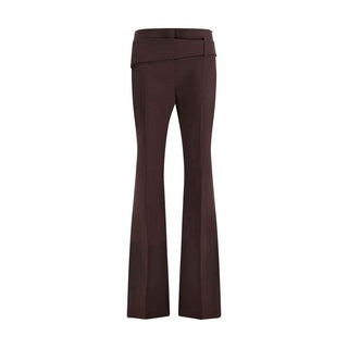 Max Mara Purple Polyester Dress Pants