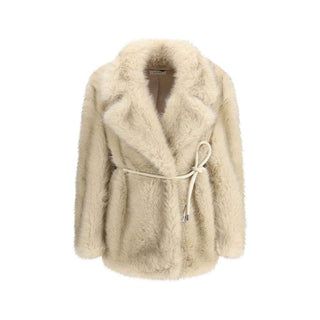 Max Mara Beige Polyester Coat