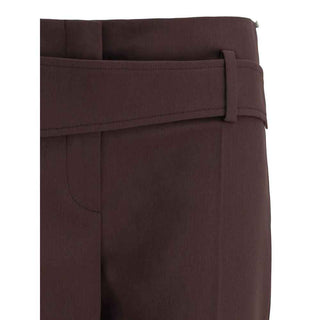 Max Mara Purple Polyester Dress Pants