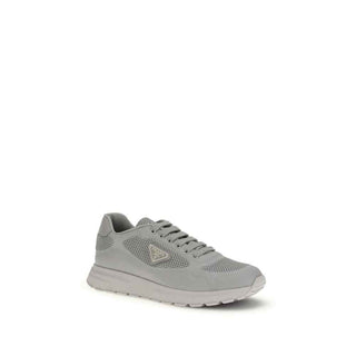 Prada Gray Rubber Athletic Sneakers