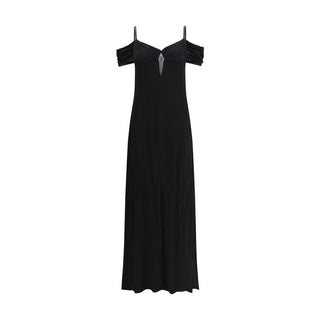 Saint Laurent Black Viscose Casual Dress