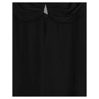 Saint Laurent Black Viscose Casual Dress